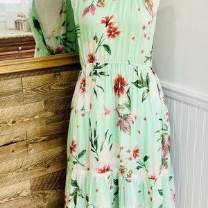NWT Anthropologie Farm Rio Serene Green Floral